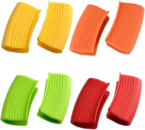 Cubierta de mango de olla de aislamiento resistente al calor Anti-escaldadura Orejeras para cocina