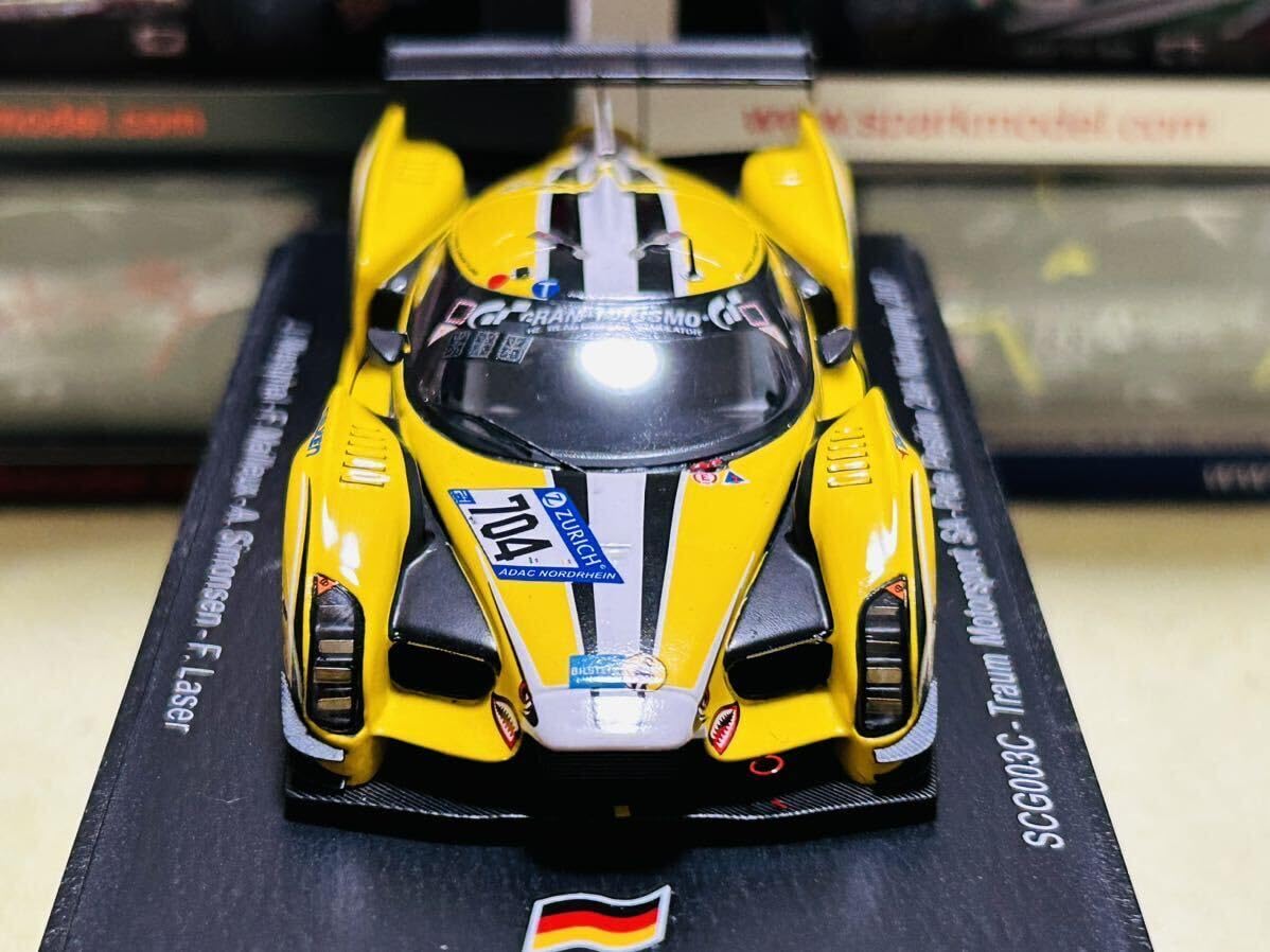 Amazon | スパーク spark 1/43 SCG003C-Traum Motersport SA n°704