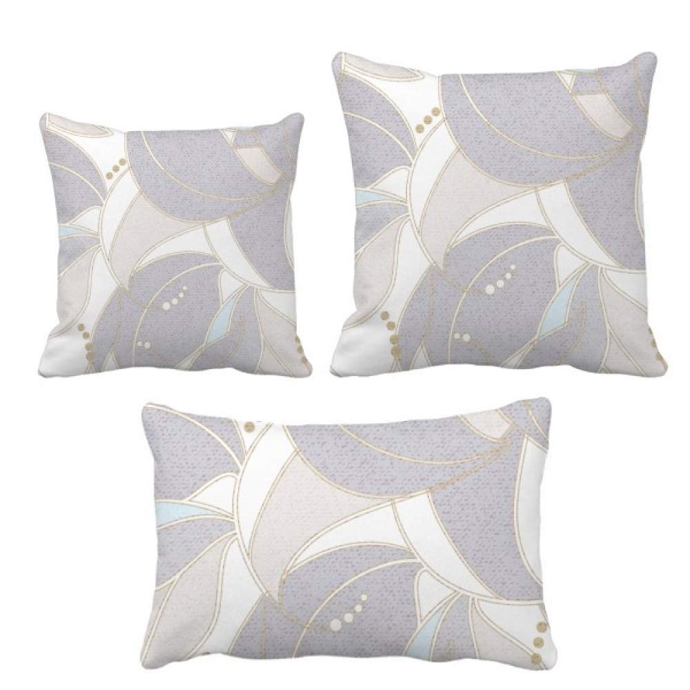 Coussin de décoration salon avec insert ensemble de coussins imprimé art moderne