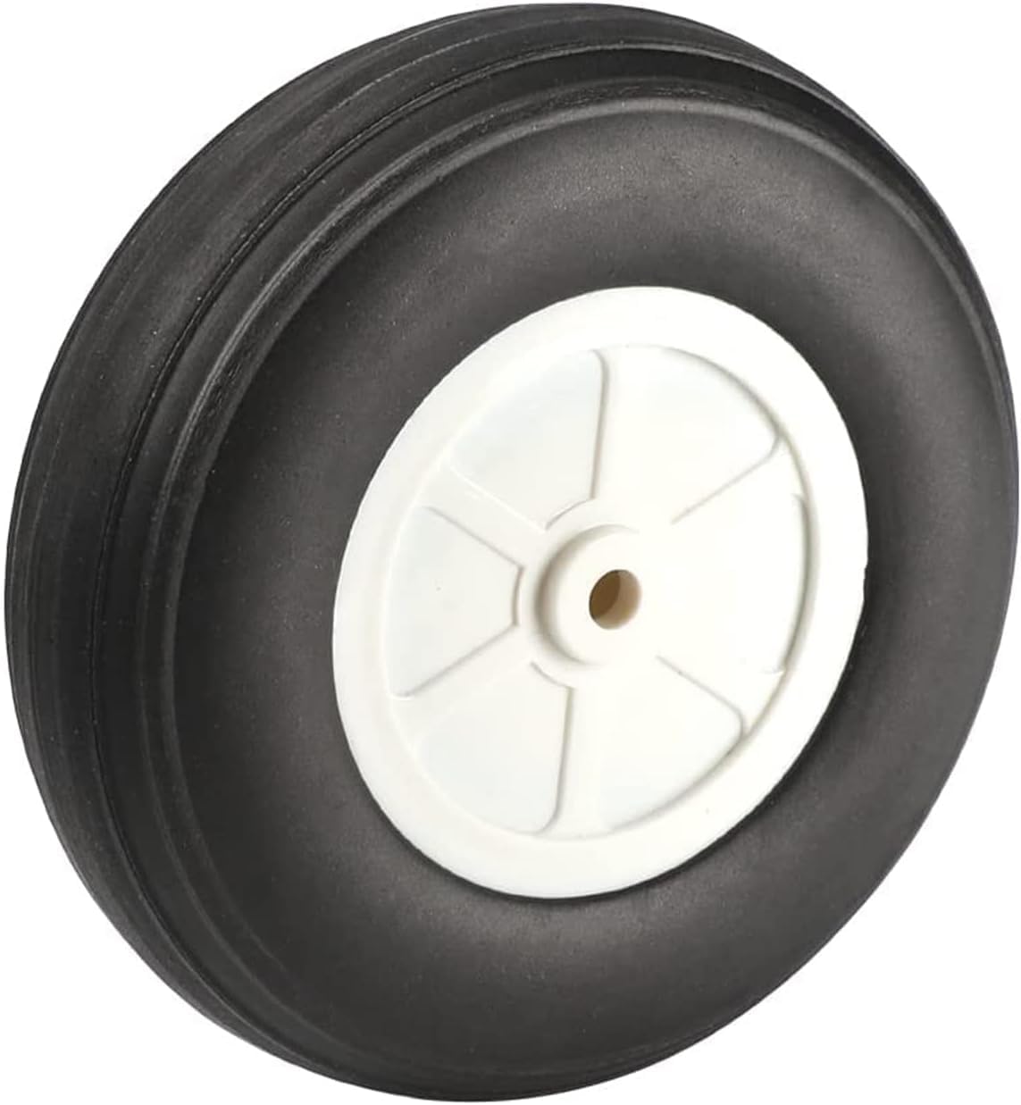 Heyiarbeit 3" RC Model Airplane Foam Wheel Super Light Tire and Wheel Sets for RC Airplane PU Sponge Tire with Plastic Hub 1 Pcs