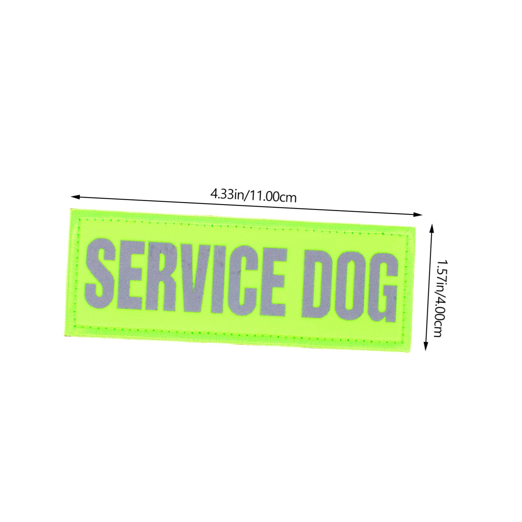 BESPORTBLE 16pezzi Pettorina Riflettente Per Cani Con Patches Adesivi Decorazioni Per Imbracature Per Cani Di Servizio Accessori Pratici e Sicuri Per Passeggiate Notturne