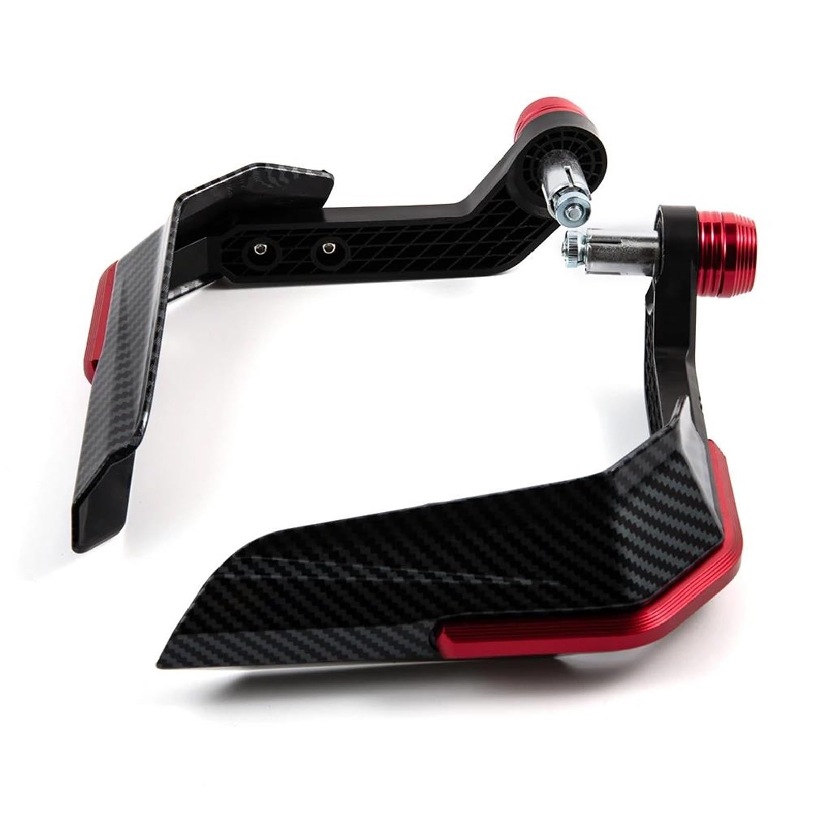 YUEYZHK for Kawasaki for Z1000 for Z900 for Z650 650RS for Z400 for ZX6R for Z800 750 Handlebar Brake Clutch Lever Handguard(Rosso)