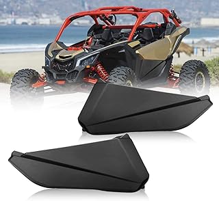 KEMIMOTO X3 Lower Doors, X3 Lower Door Panels with Metal Frame OEM Style compatible with Can Am Maverick X3 2017 2018 2019 2020 2021 2022 2023, OEM Number 715002903 (Pack of 2)