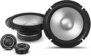 Alpine S2-S65C S-Series 6.5″ Component 2-Way Speaker System