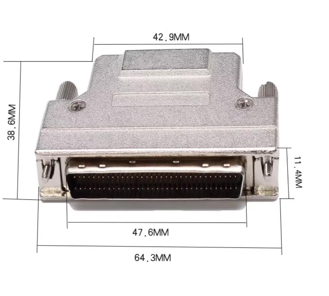 SCSI 68-poliger Stecker auf Buchse, Verlängerungskabel, HPDB68, Datenleitung, 1 m Länge