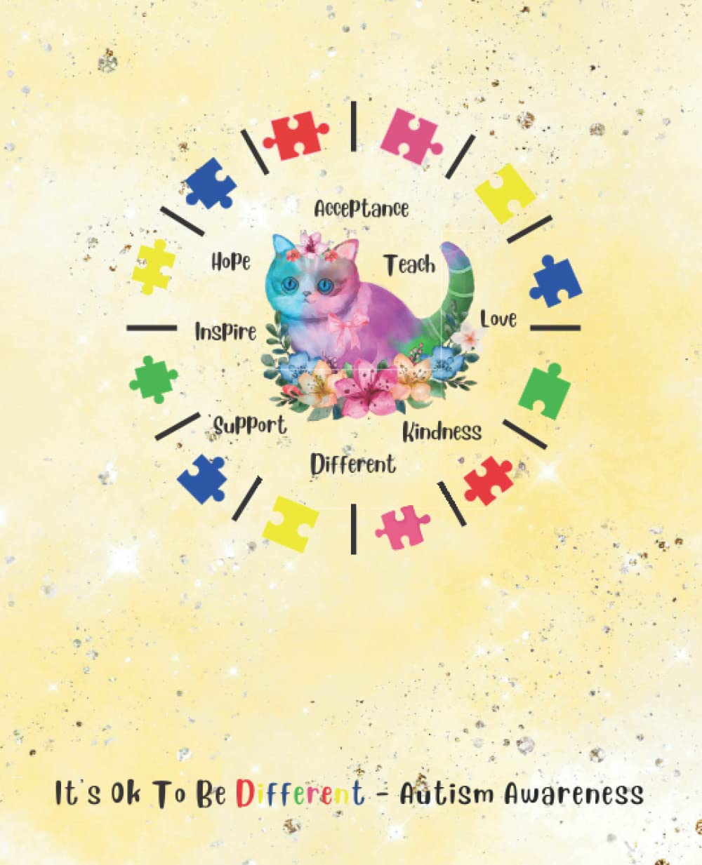 Autism Spectrum Disorder | Notebook for tracking Goals, Activities, and Appointments at the Therapy: It's ok to be Different | Understanding and helping children with ASD