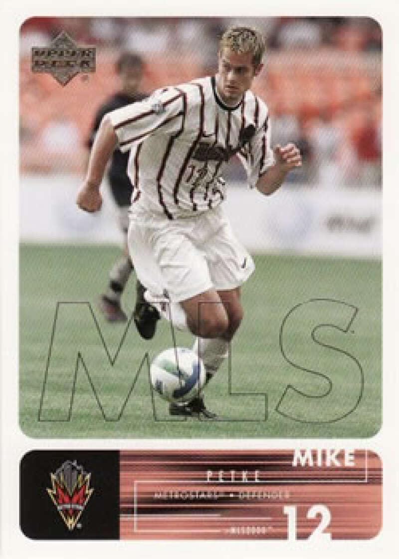 2000 Upper Deck MLS #83 Mike Petke NY/NJ MetroStars Official Soccer Card in Raw (NM or Better) Condition