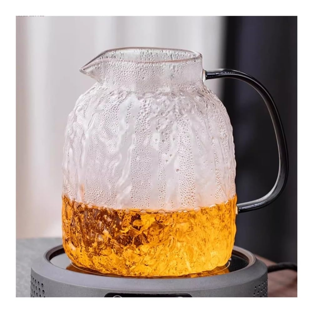 Czajniczek Czajnik ze szkła żaroodpornego o pojemności 1800 ml, czajnik do użytku domowego o dużej pojemności