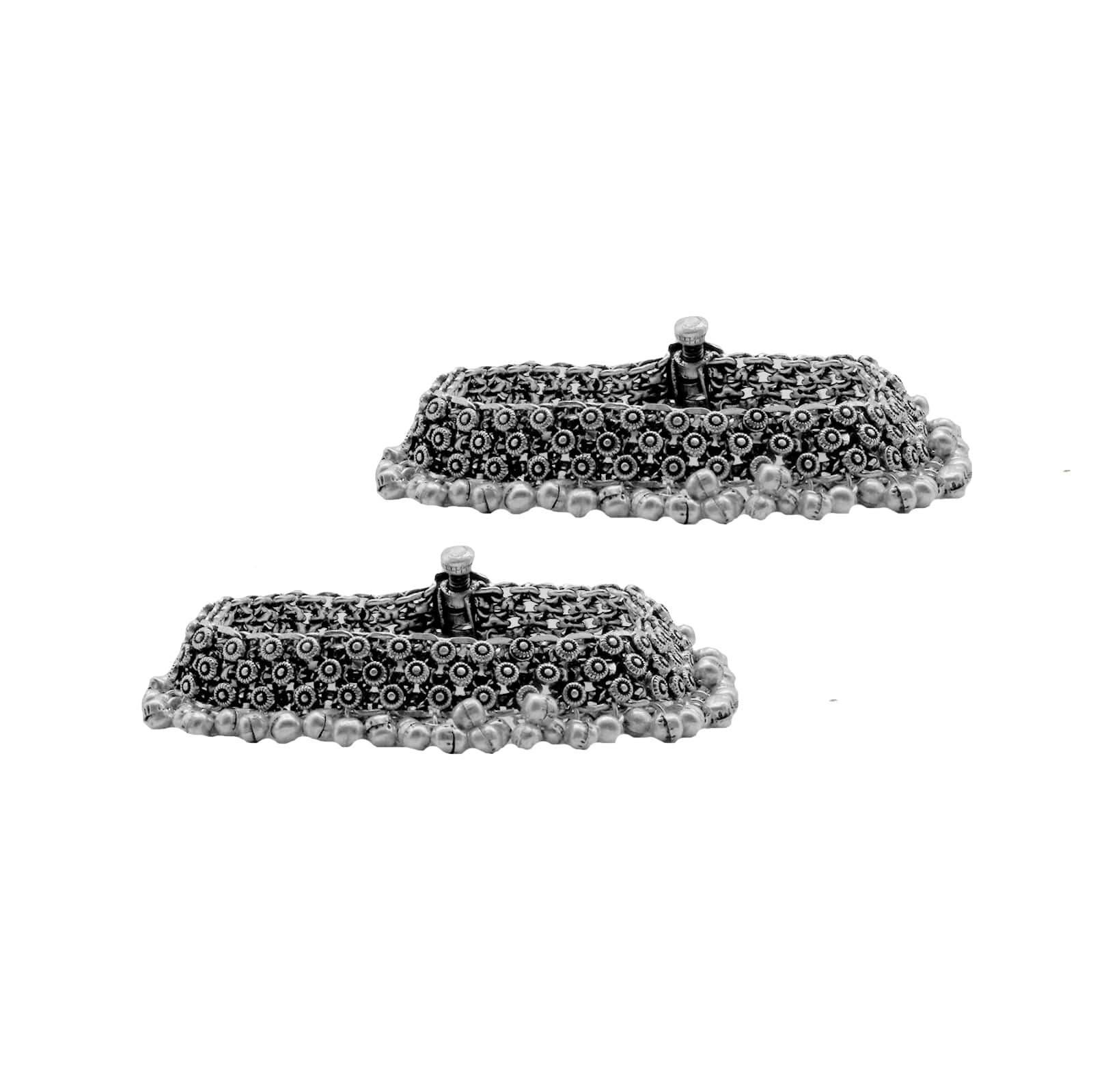 TEEJH Veena Rawa Siliver Oxidized Ghungroo Anklets For Women (B08YMYMFZK) Amazon Price History, Amazon Price Tracker