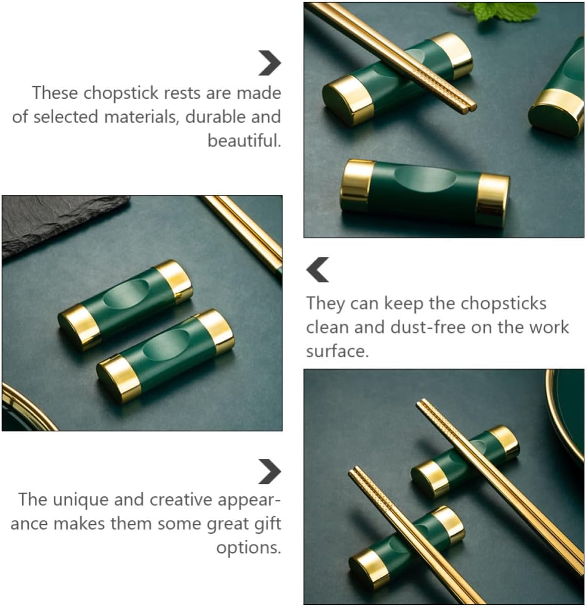 4pcs Chopstick Holder Rest for Tableware, Compact Storage Dining Table