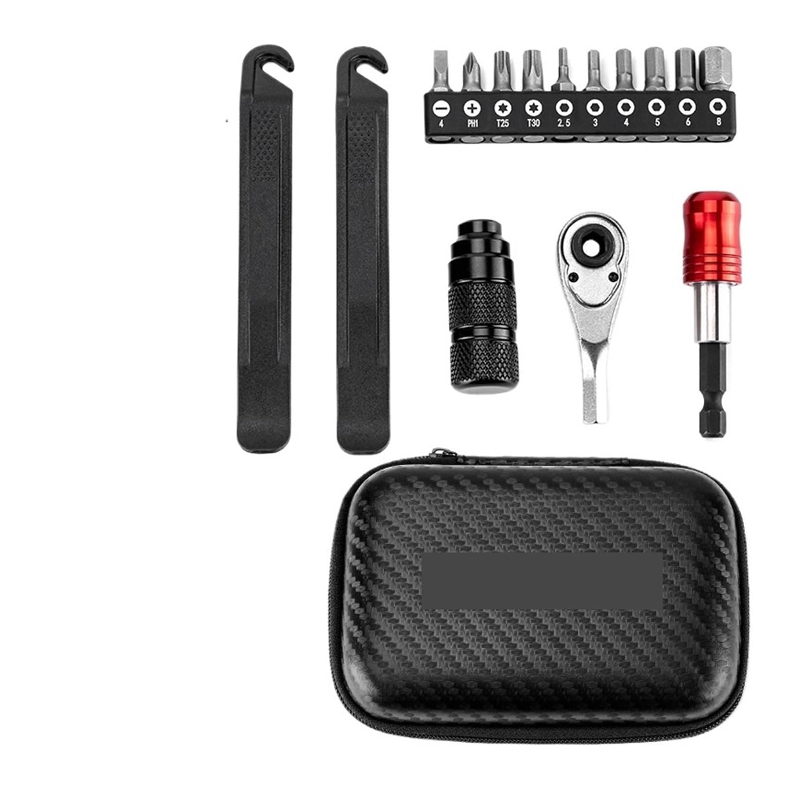 Set di chiavi dinamometriche for bicicletta Kit strumenti riparazione bici a doppia direzione Strumenti manutenzione portatili con a bussola