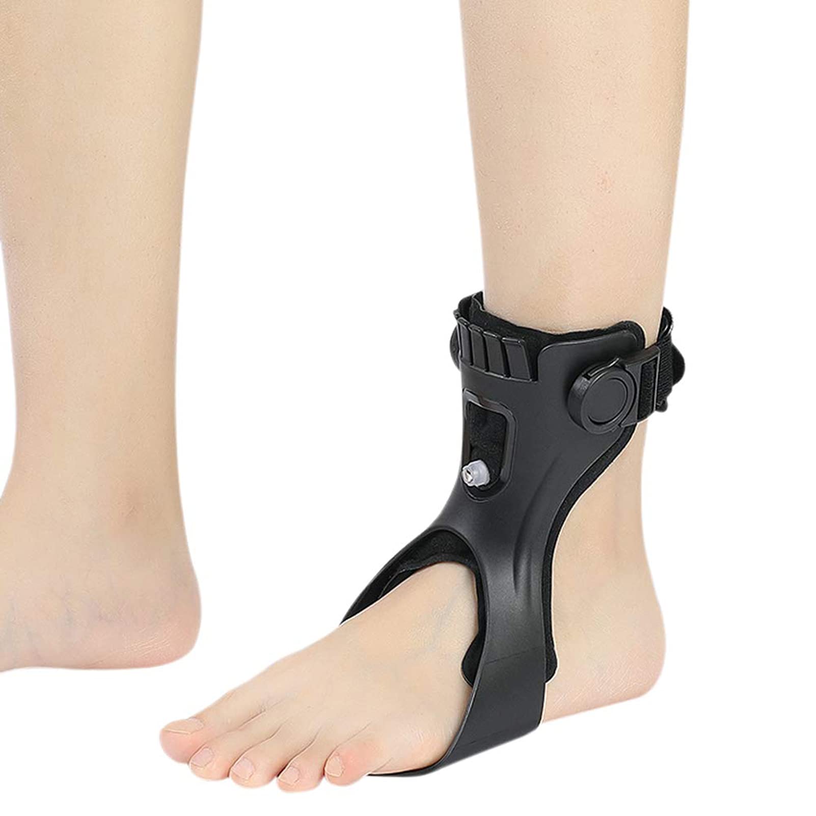 Soporte de caída de pie, órtesis de pie caído, órtesis de Tobillo AFO Ajustable con Bolsa de Aire Inflable, Soporte de Tobillera para hemiplejia, Zapatos de Car
