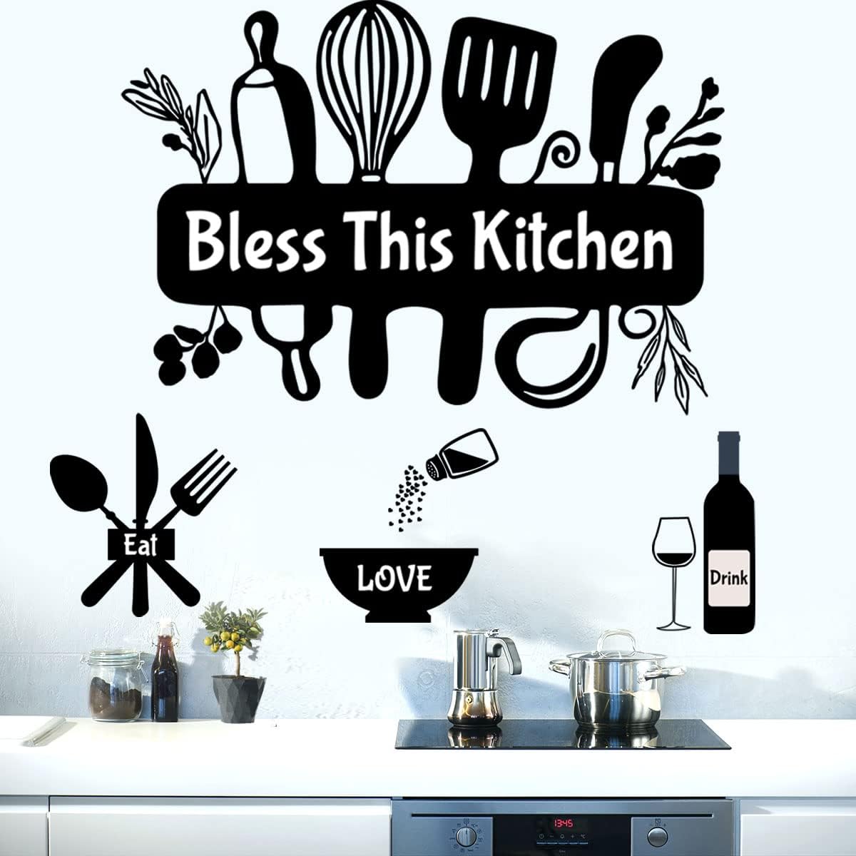 Large Kitchen Wall Decals Quotes Kitchen Wall Stickers is The Heart of Home Vinyl