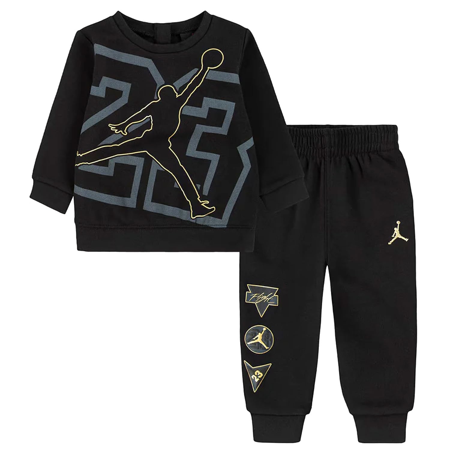 NIKE Jordan Tuta Nero da Bambino 85D547-023