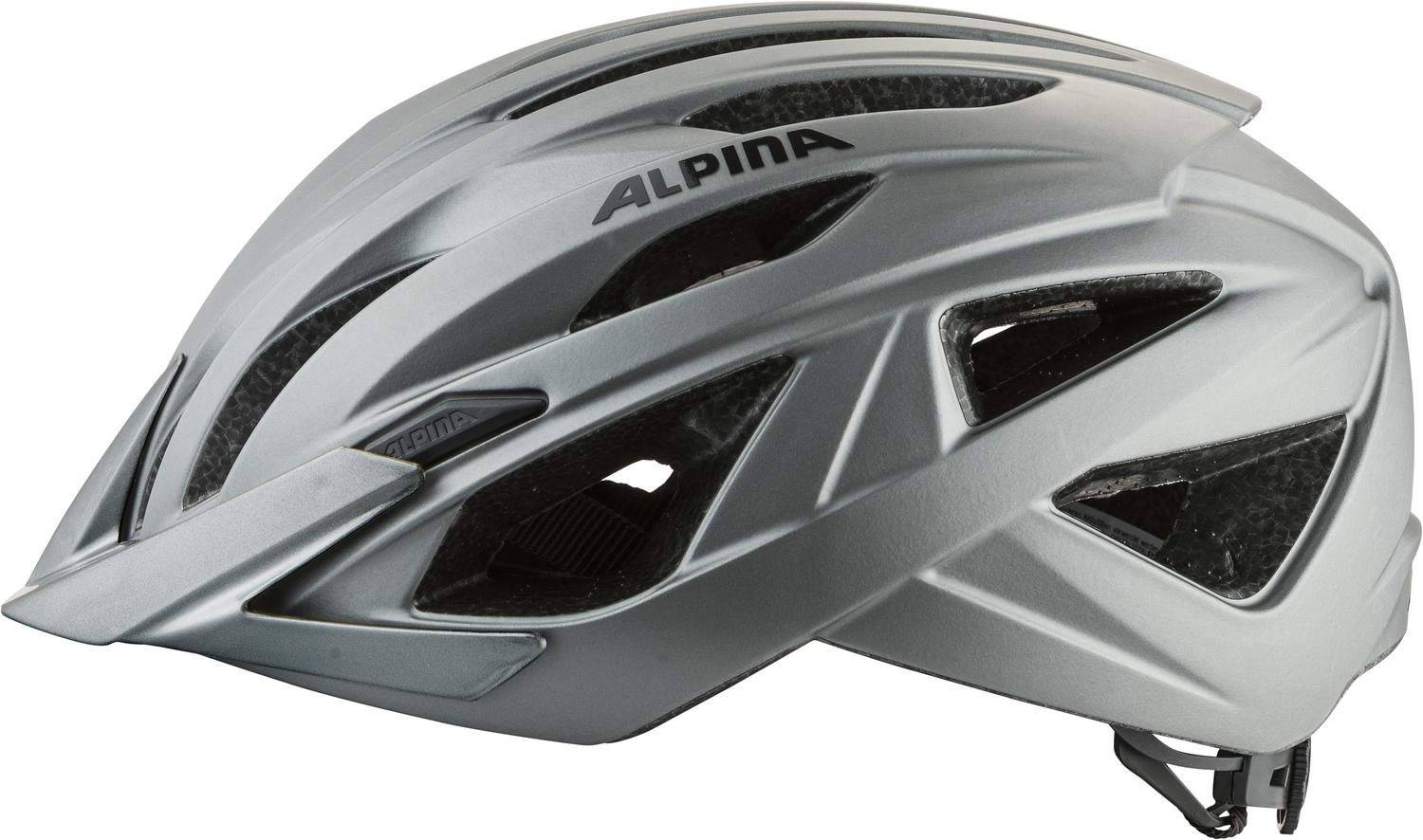 Casco Bicicleta Adulto ALPINA Unisex - Adultos, Parana Casco De Bicicleta, Dark-Silver Matt, 55-59 Cm Gafas Fotocromaticas
