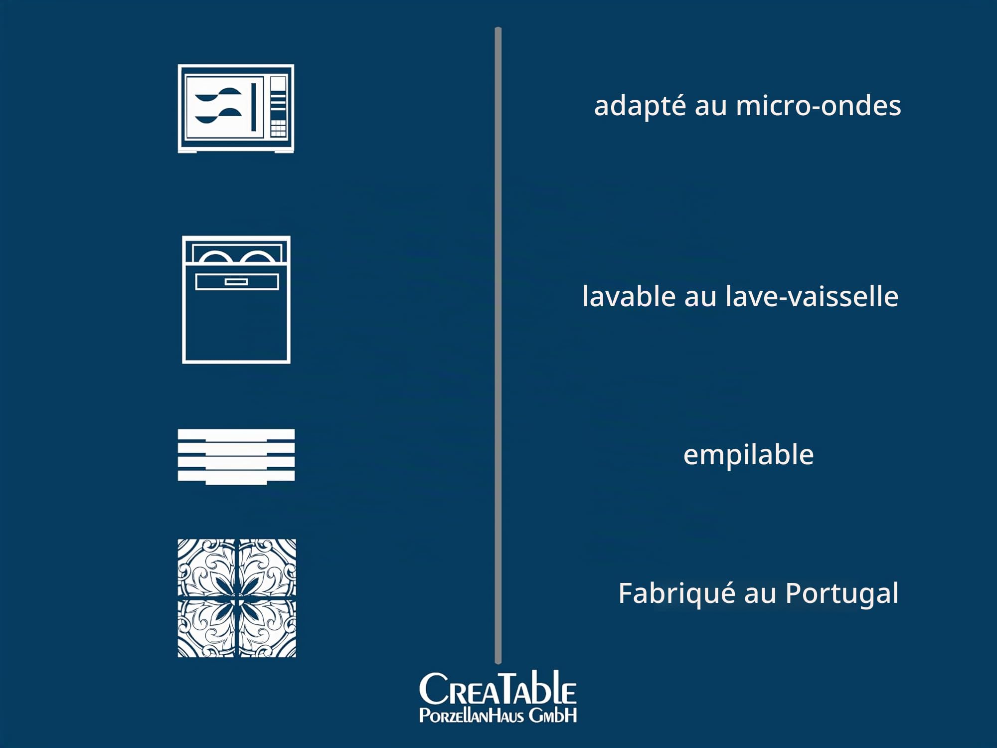 CreaTable, 13139, Serie Catania Mix, Geschirrset, Teller Set 12 teilig, Anthrazit & Sand
