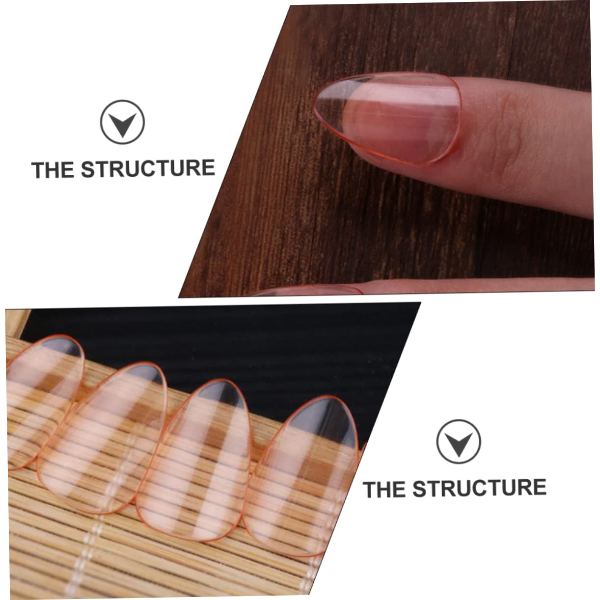 HEMOTON 3sets Guzheng Pipa String Instrument Accessory Pc Material Nail Picks Durable Clear Sound 5pcs*3