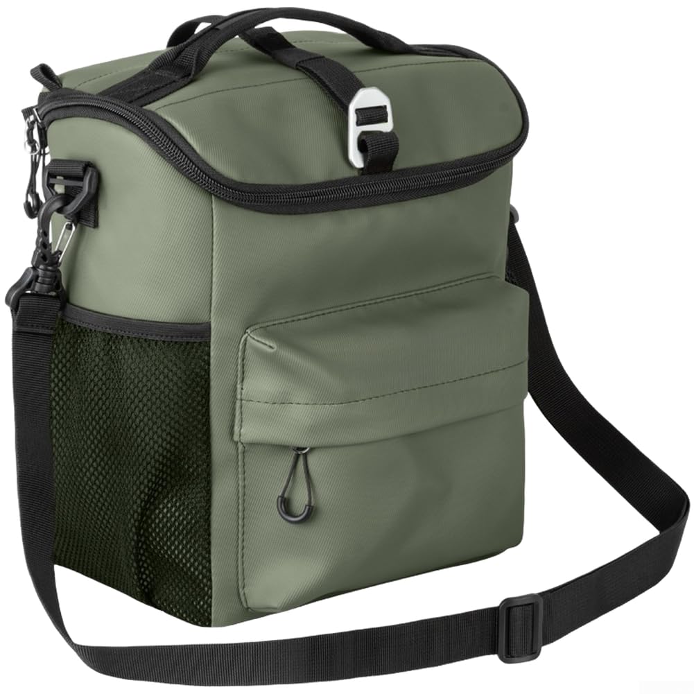 Bolsa frontal plegable impermeable para bicicleta, 12 L, múltiples