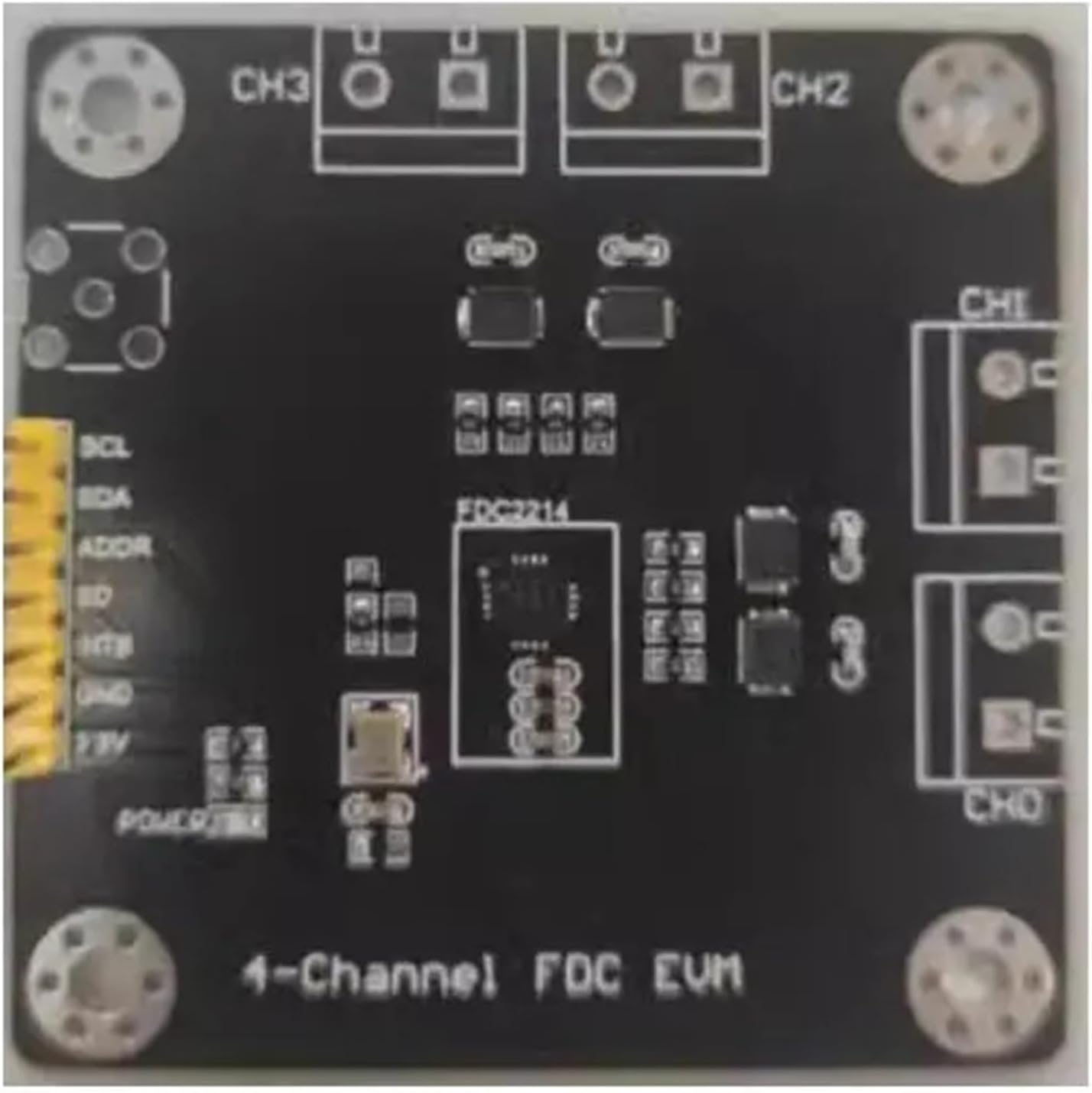 Fdc2214 Module Capacitance Sensor Electronic Design Competition Gesture Recognition Paper Counting Liquid Level Measurement(External 4 Touch poi)