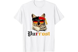 Cute Purrost German Lederhosen Cat Beer Drinker Oktoberfest T-Shirt