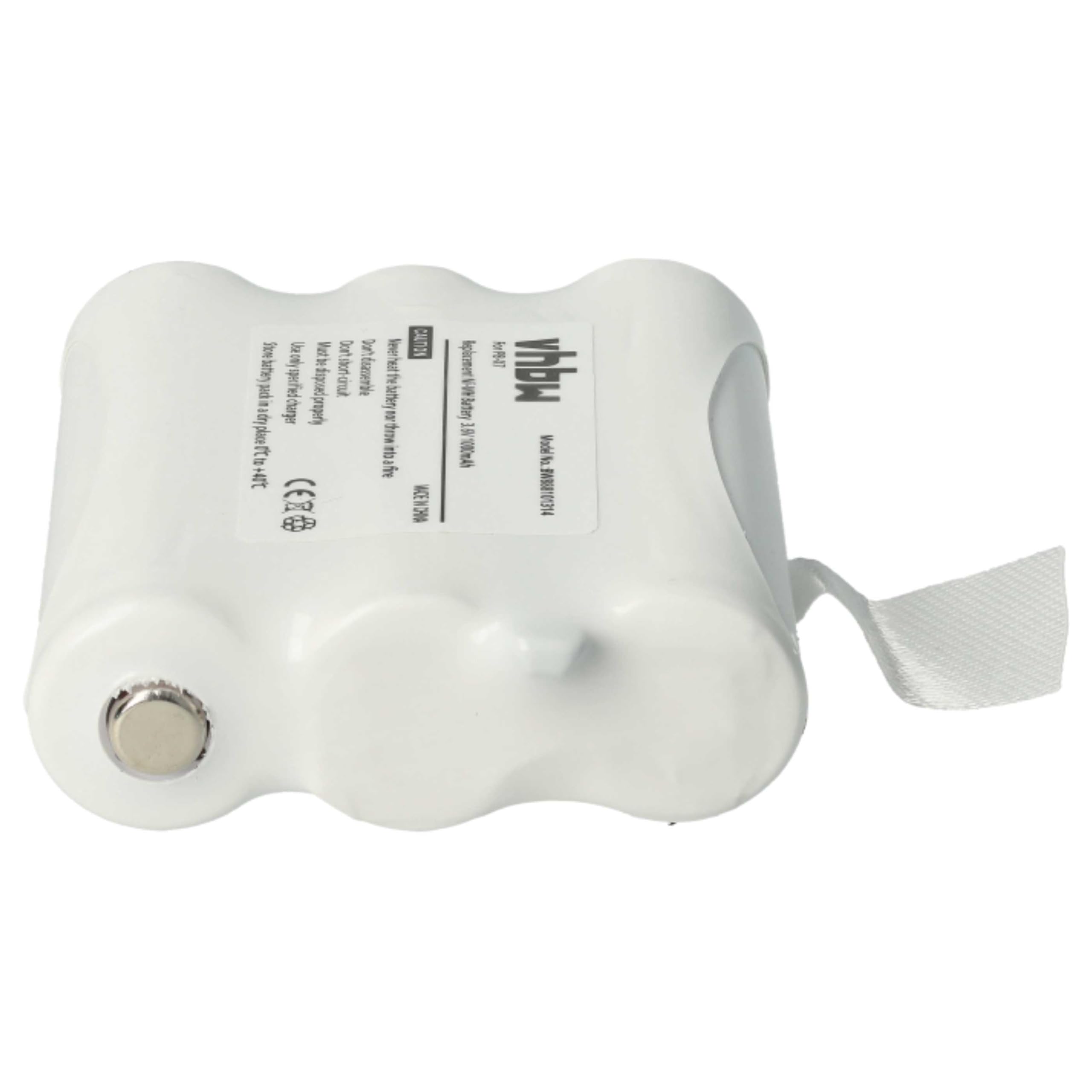vhbw 2x batteria sostituisce Midland PB-X7 per radio (1000mAh, 3,6V, NiMH)