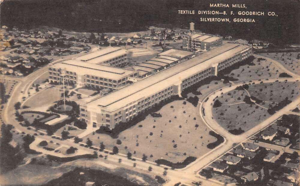 Silvertown Georgia Martha Mills, Textile Division, B.F. Goodrich Co., PC U13631