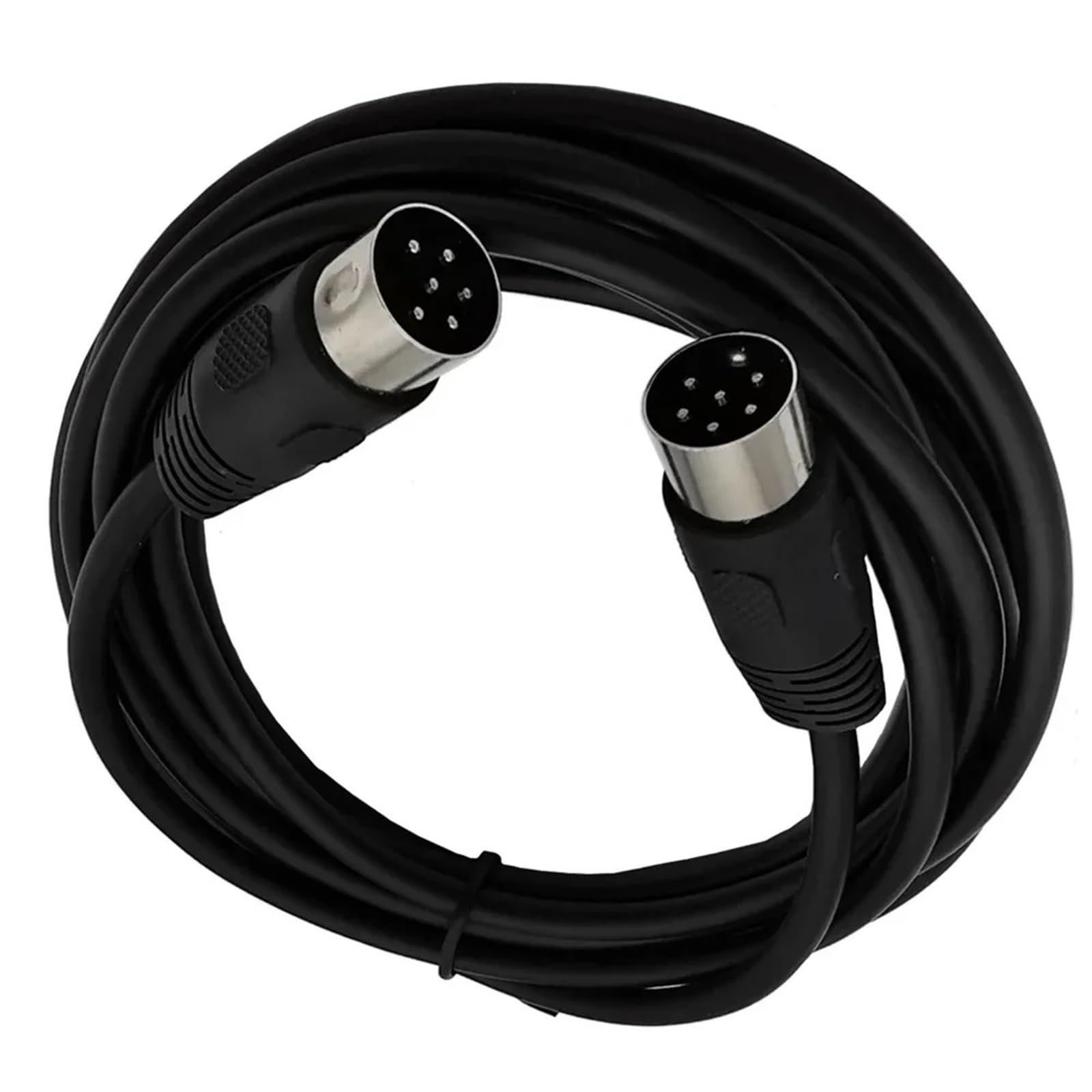 DIN 6-pinowy męski na męski żeński kabel audio i wideo S-Terminal Midi 6-pinowy do mikrofonu audio, kabel gitarowy (100 cm)