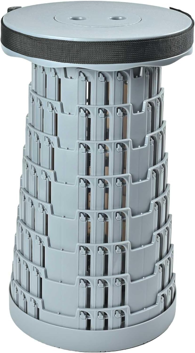 【収納クッション付き】Panus 折りたたみ椅子 アウトドアチェア 伸縮式 キャンプ椅子 折り畳み式 キャンプスツール 軽量 コンパクト 持ち運び便利 耐荷重250KG 一秒開閉でき 高さ調整可能 釣り 旅行 バーベキュー 行列待ち アウトドアスポーツ 収納バッグ付き (グレー)  Amazonで販売中