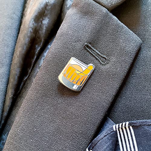 Image of Classic Cocktail Cute Enamel Pins for Bartender Aprons, Jackets, Backpacks and Purses, Shirt and Suit Lapels, Button Badges Brooch Fashion Jewelry