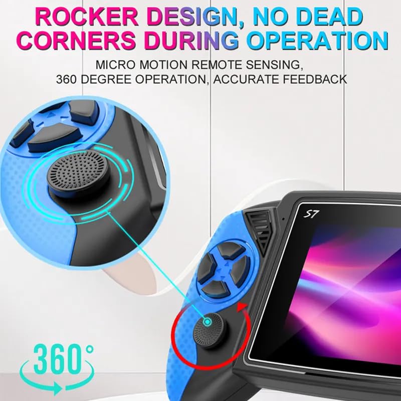 Image of TOYTONIC Portable Retro Handheld Game Console for Kids | Classic Gaming with Preloaded 620 Games | 3.5 inch Color Screen, Built-in Power Cell, TV Output | Video Games Player for Boys & Girls