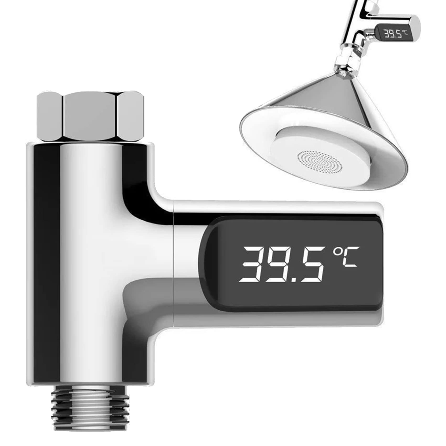 2X Display Un LED Termometro per Doccia con Acqua per La Casa Misuratore di Temperatura Monitor Cucina Bagno Casa Intelligente Cura del Bambino