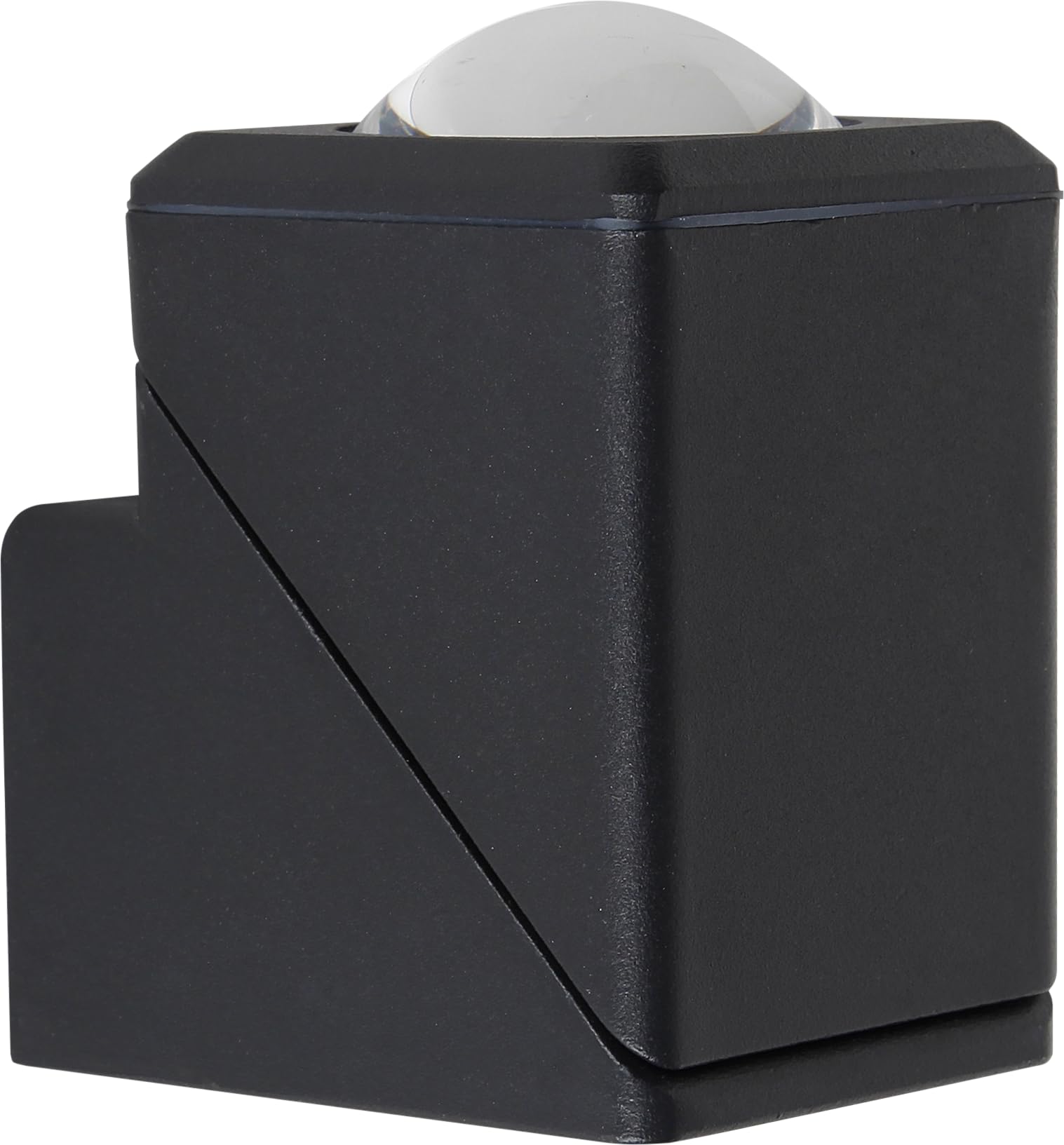 Tekled Black Rotatable Cubes Outdoor Led Wall Light | 3000K Narrow Beam | Weather-Resistant Ip54 Adjustable Outside Light | For Facades Porches Garden Walls Patios Garages | 1 Lamp (Built-In Led)