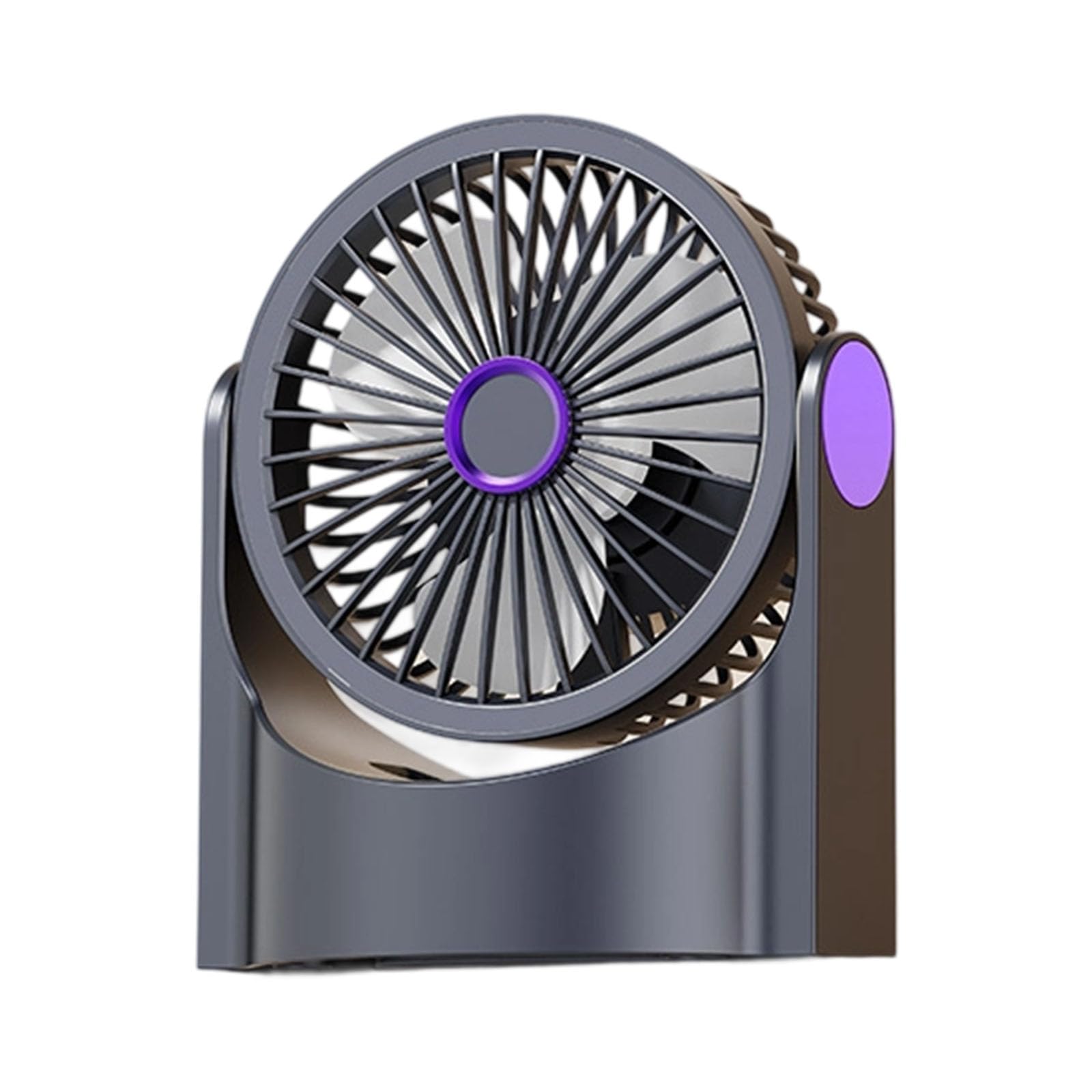 Zxfdsfdbnm Portable Desk Fan with LED Light & Rechargeable Battery, Powerful Air Circulation ABS Texture for, Travel, and Dorm Use Rechargeable Fan Circulation