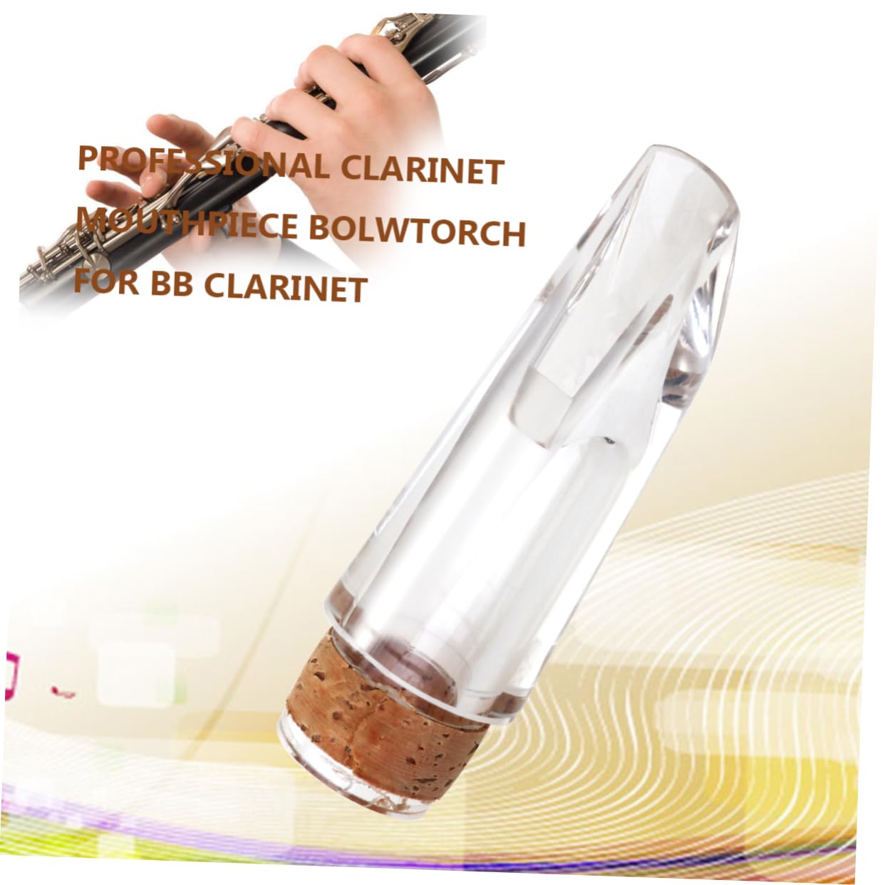 FAVOMOTO Professional Clarinet Bolwtorch for Clarinet Finish Abs Plastic 90 * 25mm