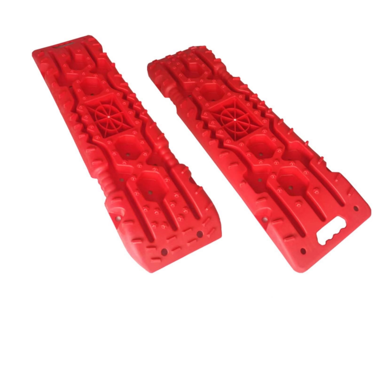 Gralara 2 Pieces Tavole Trazione Veicolo Canali Incassati Tavole Antiscivolo Recupero Plastica Stampata Accessori Auto per Neve