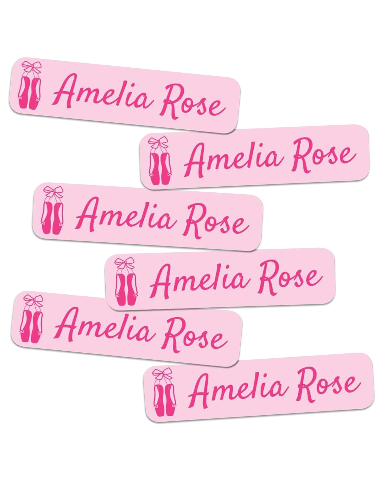 Label Daddy – Custom Name Labels for Girls – Waterproof Personalized Name for Daycare, School & Camp | No Iron Needed | Durable Labels for Bottles,