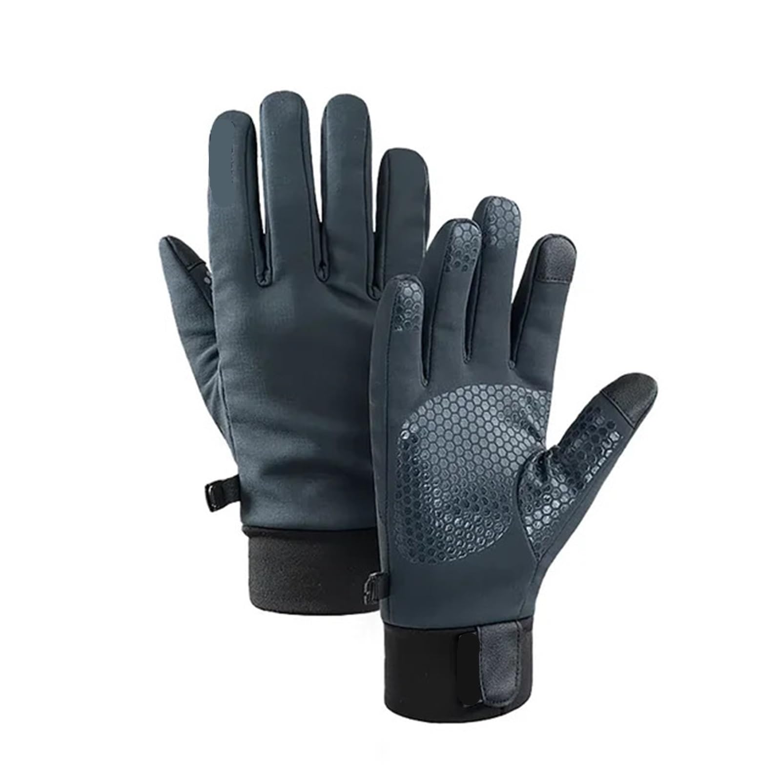 Gants d'escalade Gants d'escalade Chauds et isolés, antidérapants, Coupe-Vent, for Cyclisme, Camping, randonnée, Course à Pied pour Escalade(Gray,M)