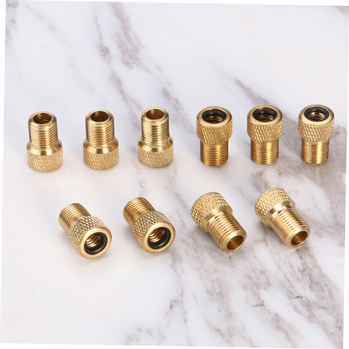 BESPORTBLE Rim Hole Converter Tire Valve Coupler Valve Adapter Set for Bike Pump Universal Adapter Kit