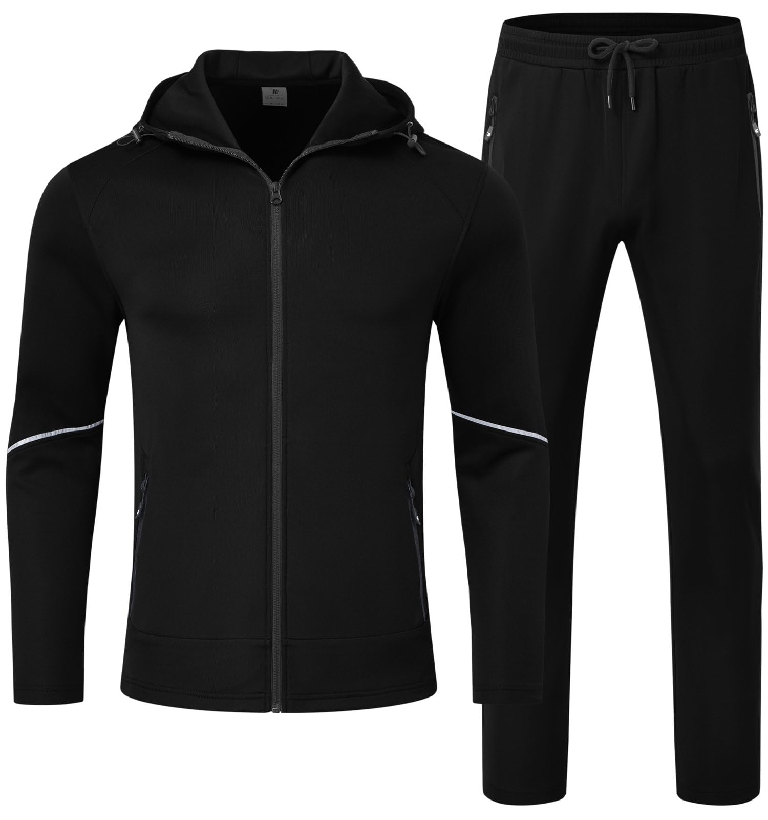 Rdruko Trainingsanzug Herren Jogginganzug Set Sportanzug mit Kapuze Freizeitanzug Langarm Männer Tracksuit für Gym Fitness