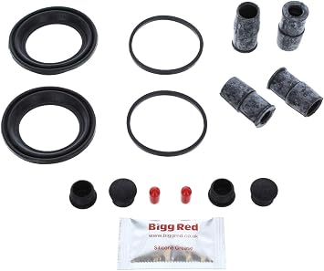 Front Brake Caliper Repair Kit - Compatible with Sierra, Escort, P100, Ka, Gt, 320 E36, Z3, Beetle, Golf, Golf Plus, Polo, Up, Fabia & Octavia, Ibiza