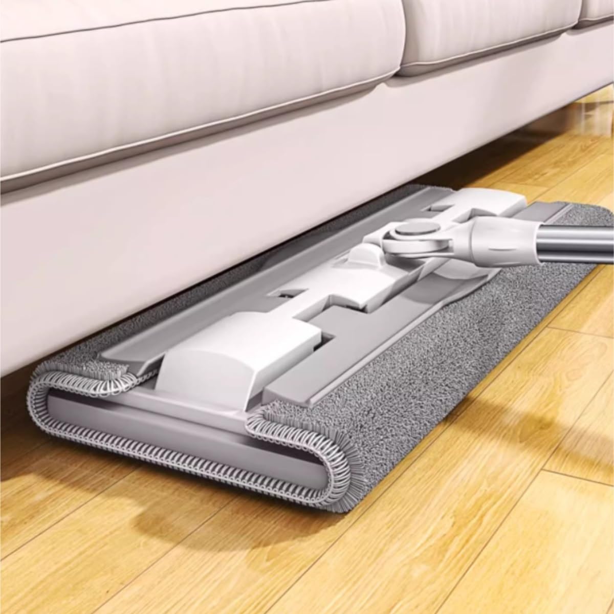 Fregona Las Tiras De Trapo Plano Tela For El Hogar Se Pueden Quitar Y Lavar, Artefacto For Trapear Pisos Madera Limpieza Suelo