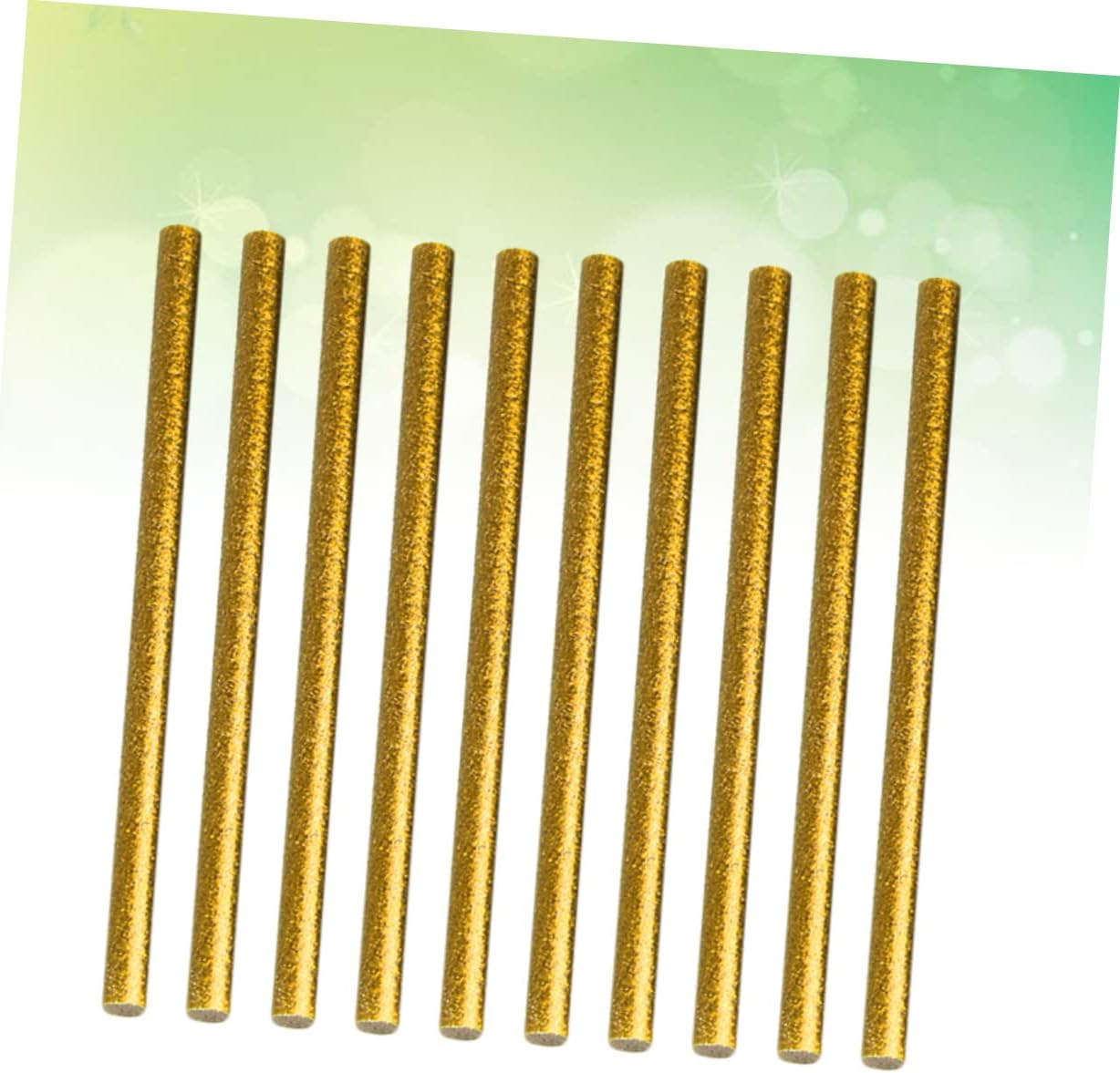 Hot Melt Glue Sticks 7mm 100pcs Golden Resin Craft Adhesive