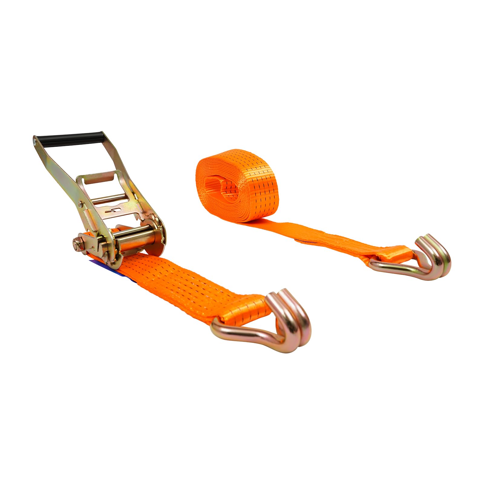 10 Stück 5T Spanngurte 8m Ratschenzurrgurt mit ratsche,Orangerot | Hochwertiges Polyester Professionelle Ratschengurte Zurrgurt für Ladungssicherung, LKW, Container