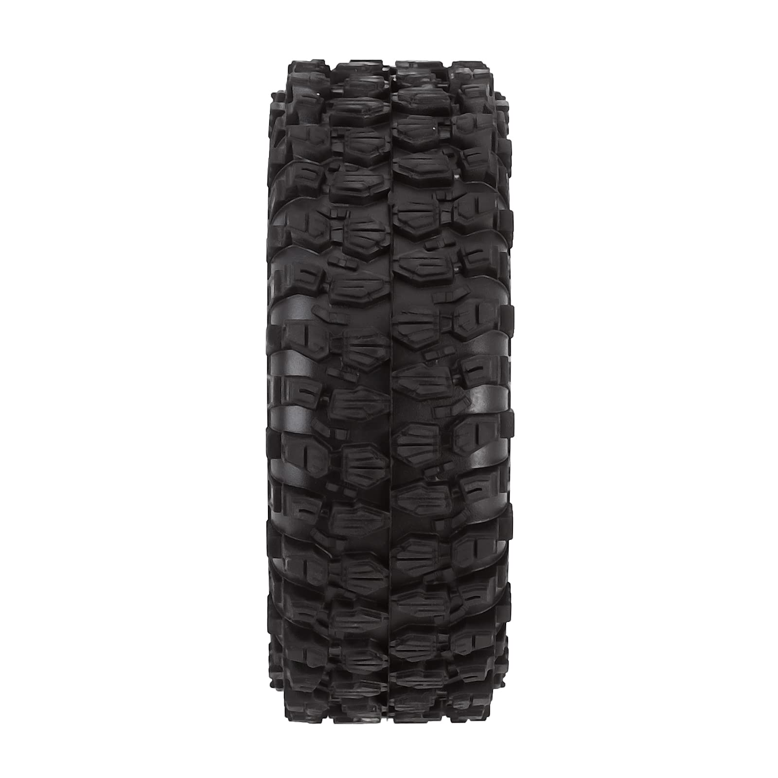 INJORA 1.9 Pneus Crawler 120 * 42mm Pneus de Roue Tout Terrain en Caoutchouc pour 1/10 RC Rock Crawler Voiture VS4-10 Redcat Gen 8 7 Pro SCX10 Pro FCX10