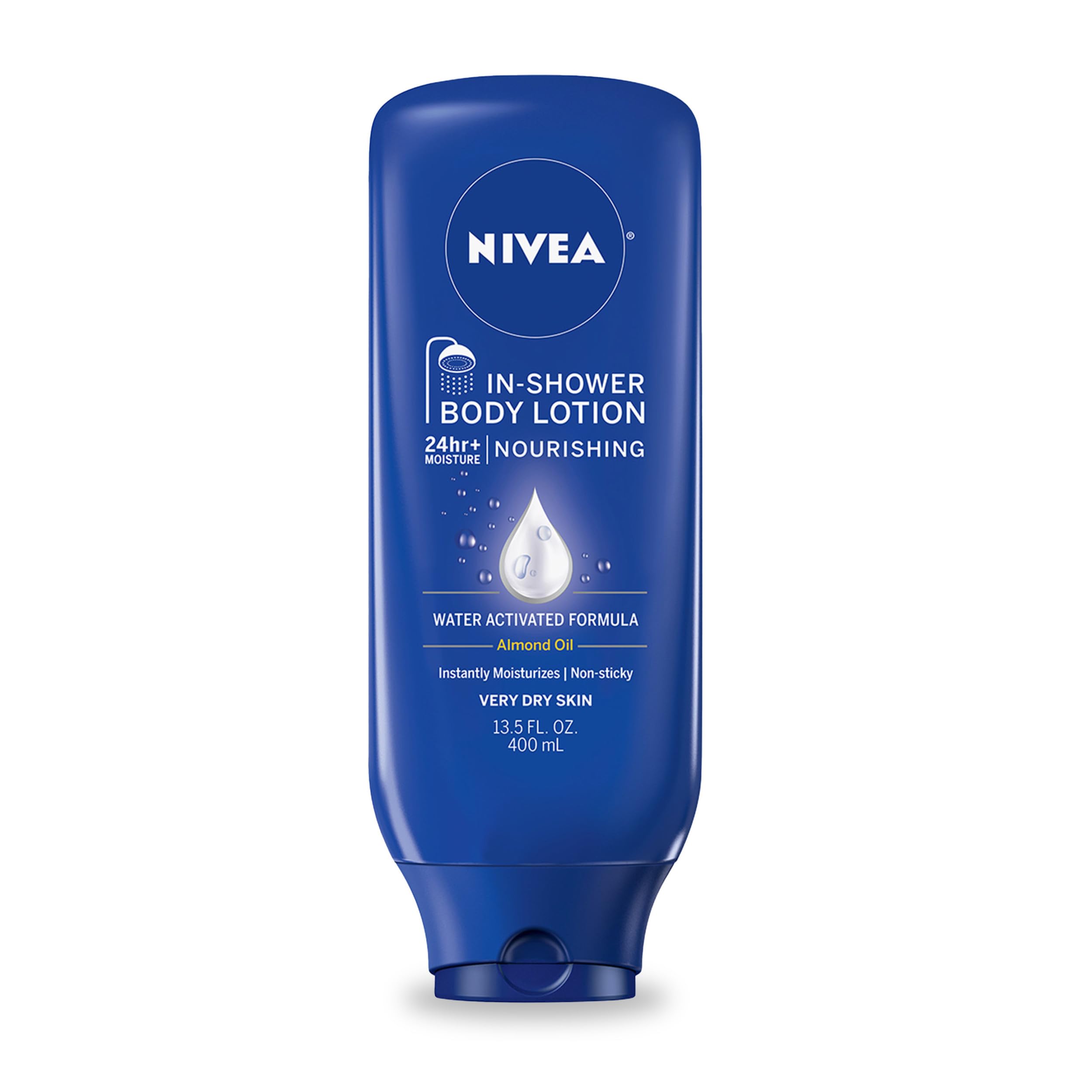 Photo 1 of NIVEA Nourishing In Shower Lotion, Water Activated In Shower Moisturizer for Dry to Very Dry Skin, 13.5 FL OZ Bottle