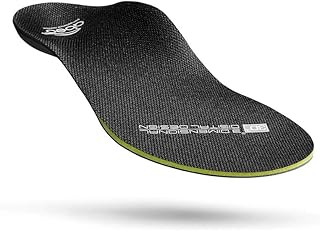 ABEO Plantillas neutras prémium para hombre | Alivio de la fascitis plantar | Insertos de soporte de arco | Plantillas de zapatos negras 14 medianas