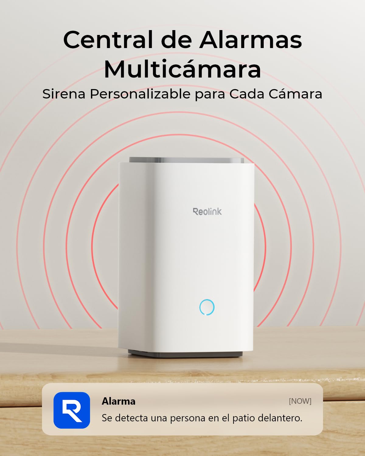 Reolink Home Hub para Cámara Vigilancia, 4K Live View & Playback, Almacenamiento Local Ampliable, Algoritmo Antirrobo Exclusivo, 2.4/5GHzWiFi & Wi-Fi 6, Ain Cuota Mensual, con Tarjeta microSD de 64 GB