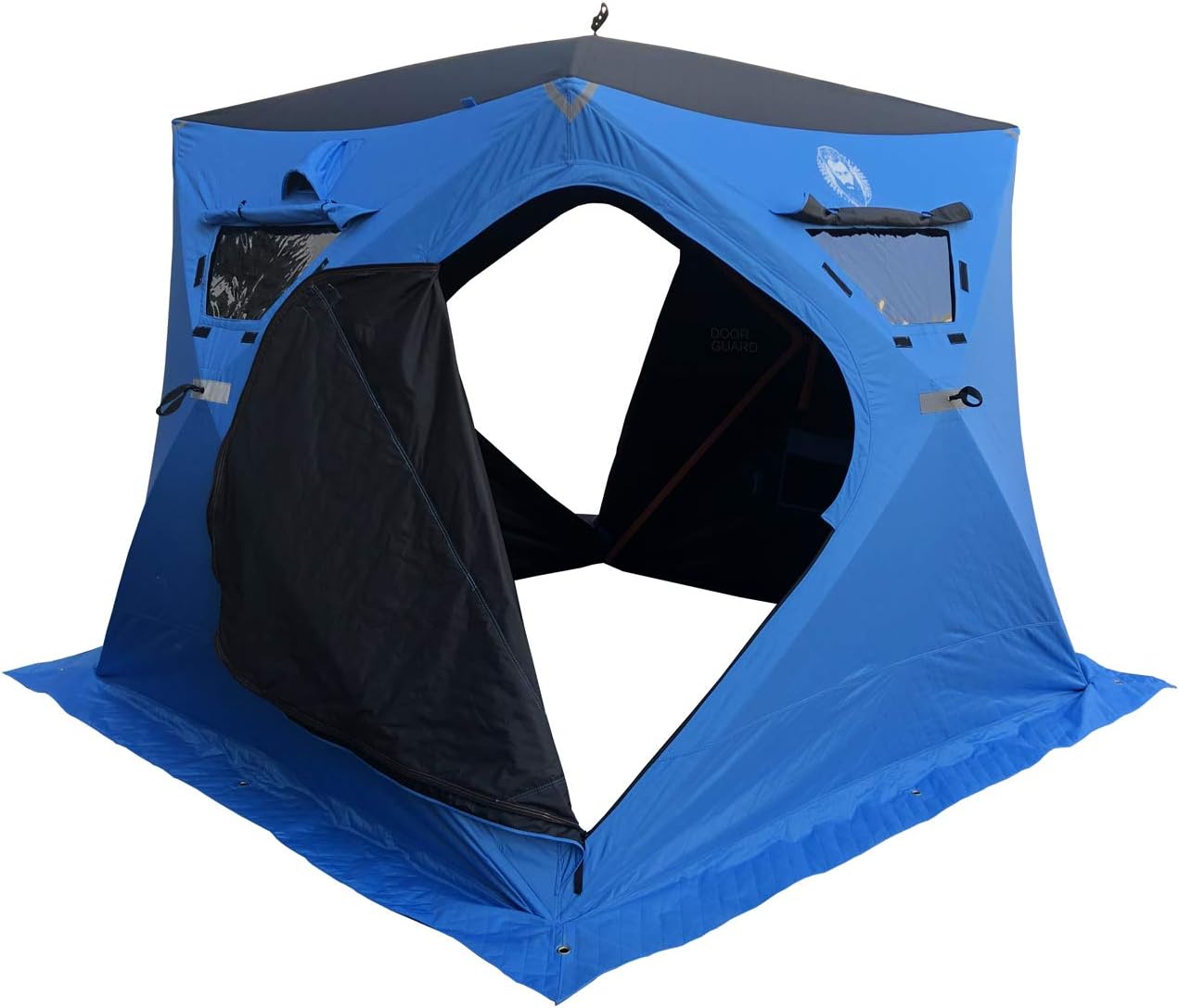 Nordic Legend Quinzhee 4 Person Insulated Portable Ice Fishing Shelter with 2 Big