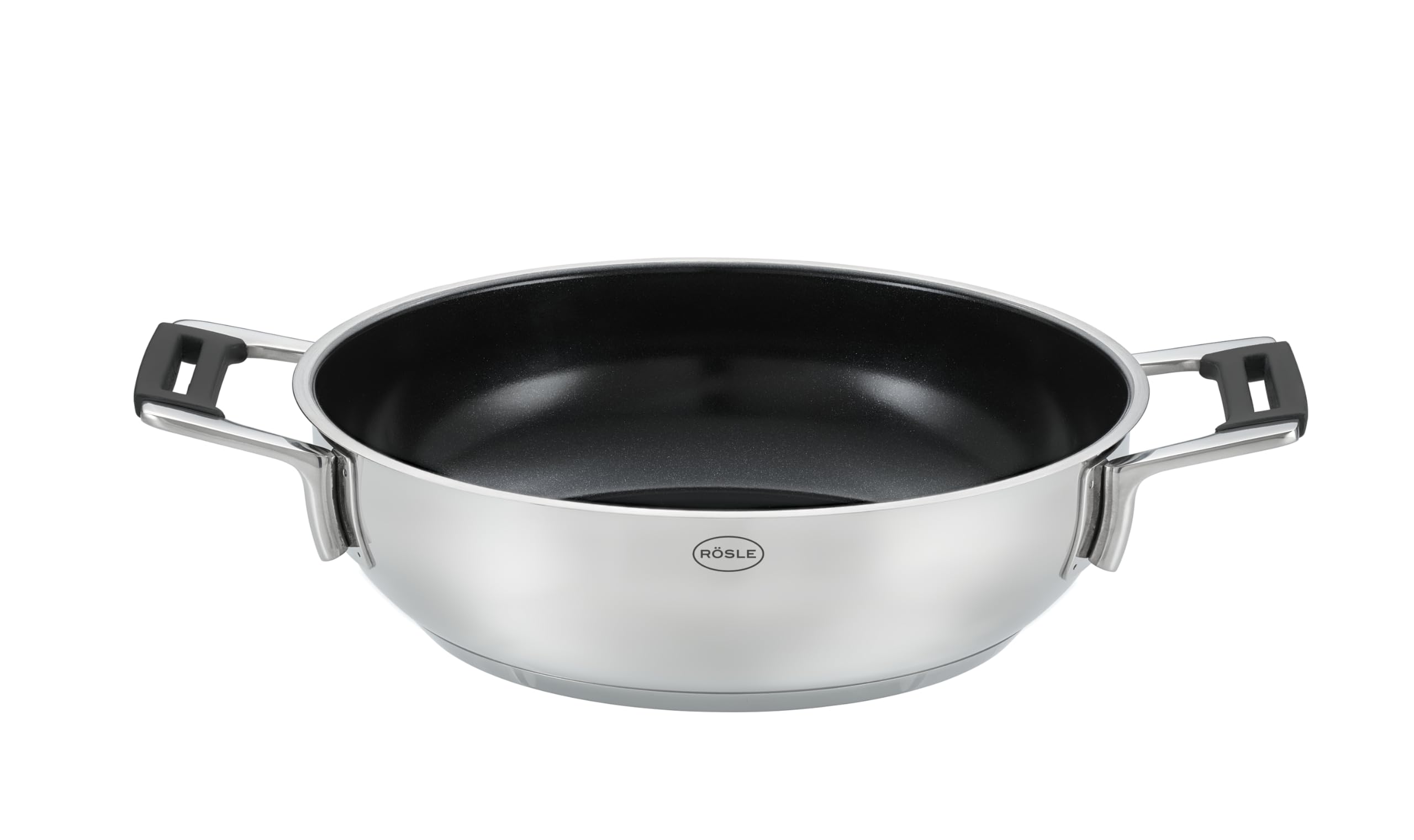 RÖSLE SILENCE PRO CeraPlus, sauteuse antiadhésive 28 cm, inox 18/10