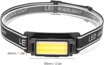 Kafa Lambası 50 Cob Led Şarjlı 4 Mod Led Kafa Feneri Zoom Sellektör Su Geçirmez Ht-650 [Enerji Sınıfı D]